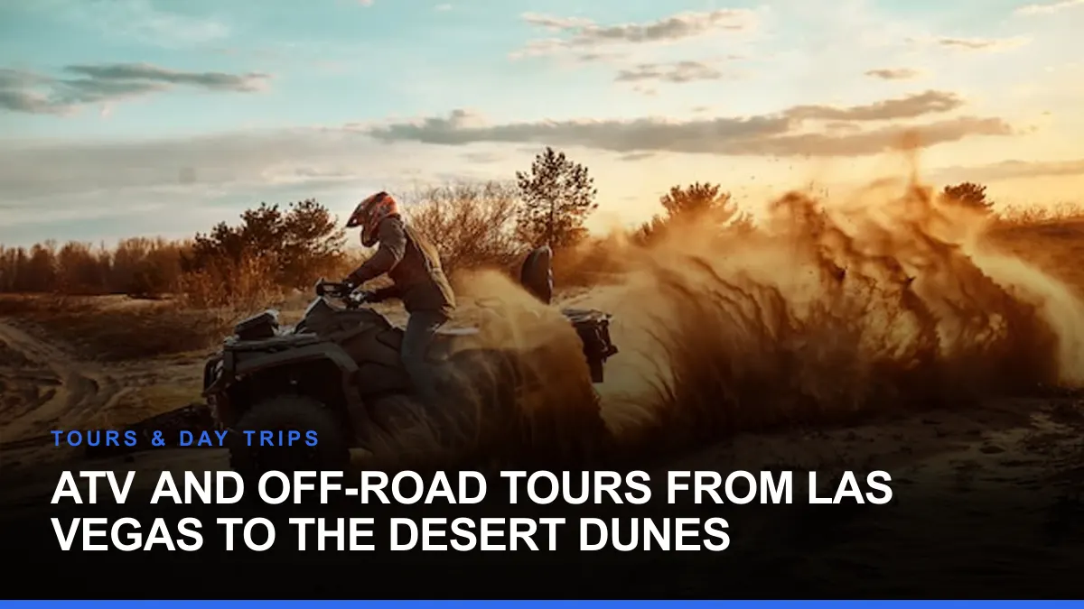 ATV and Off-Road Tours From Las Vegas to the Desert Dunes