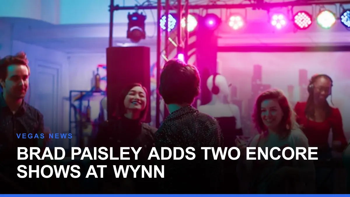 Brad Paisley Adds Two Encore Shows at Wynn