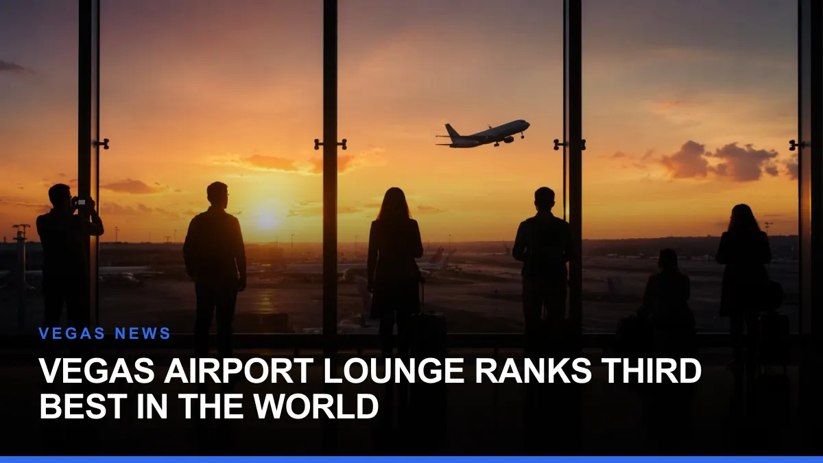 Vegas Airport Lounge Ranks Third Best in the World