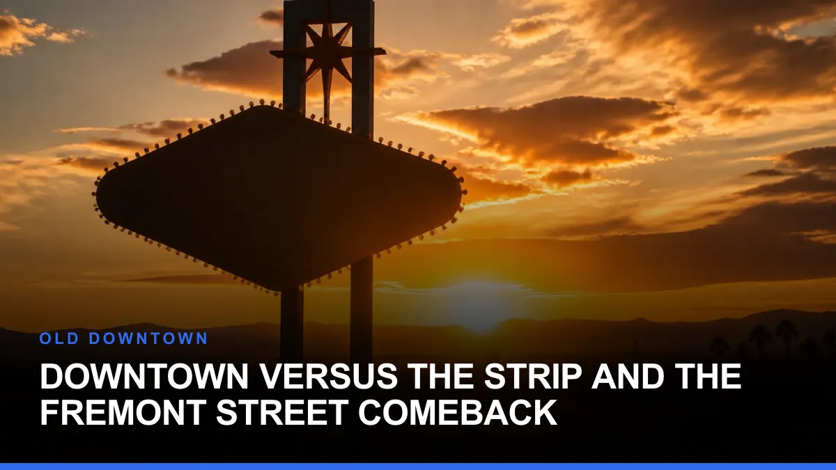 Downtown Versus the Strip and the Fremont Street Comeback