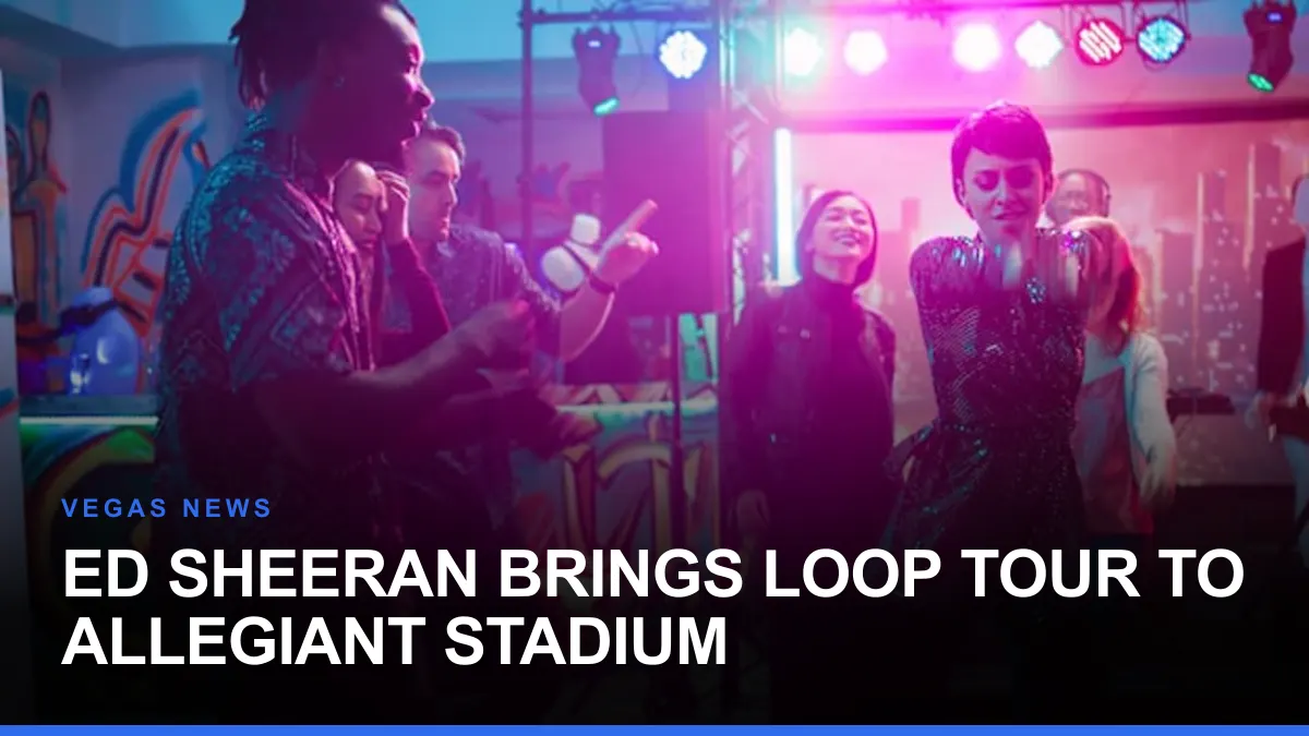 Ed Sheeran Brings LOOP Tour to Allegiant Stadium