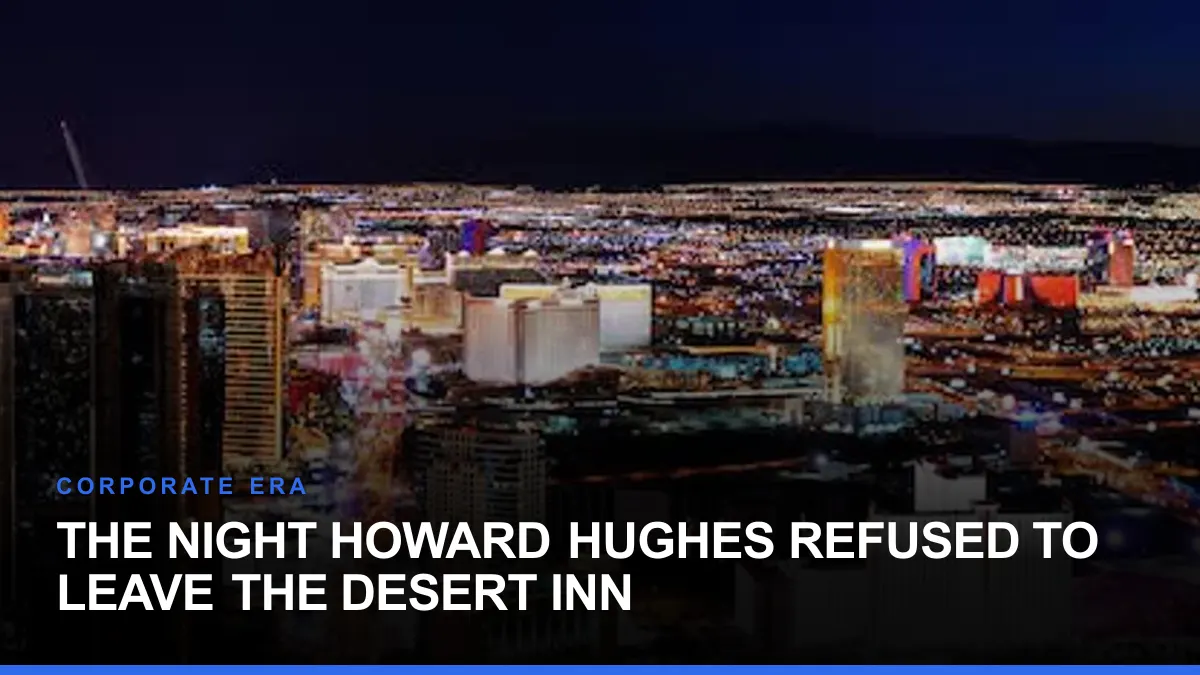 The Night Howard Hughes Refused to Leave the Desert Inn