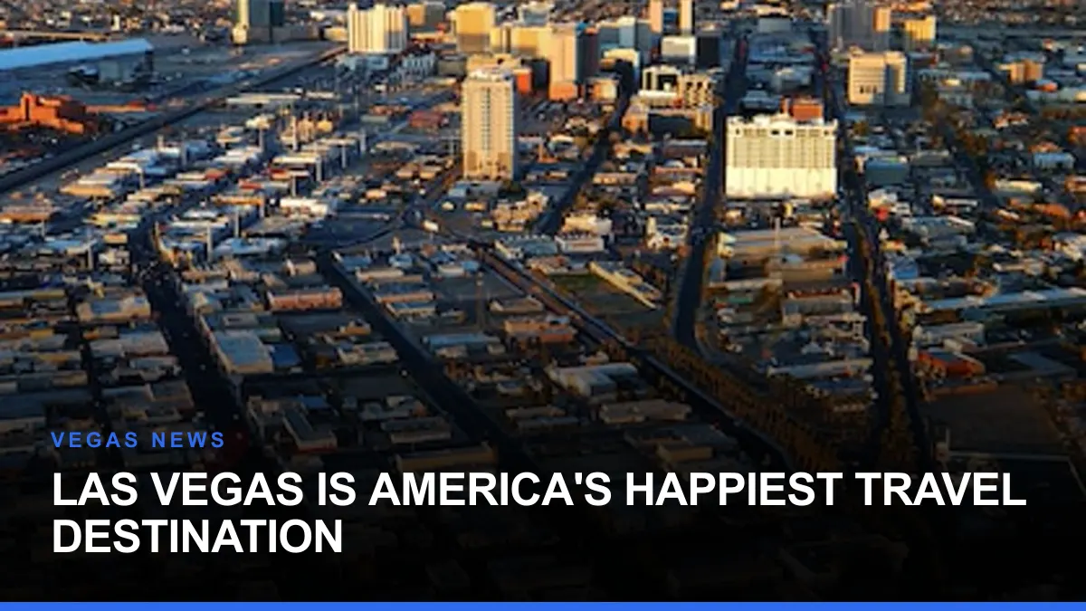 Las Vegas Is America's Happiest Travel Destination