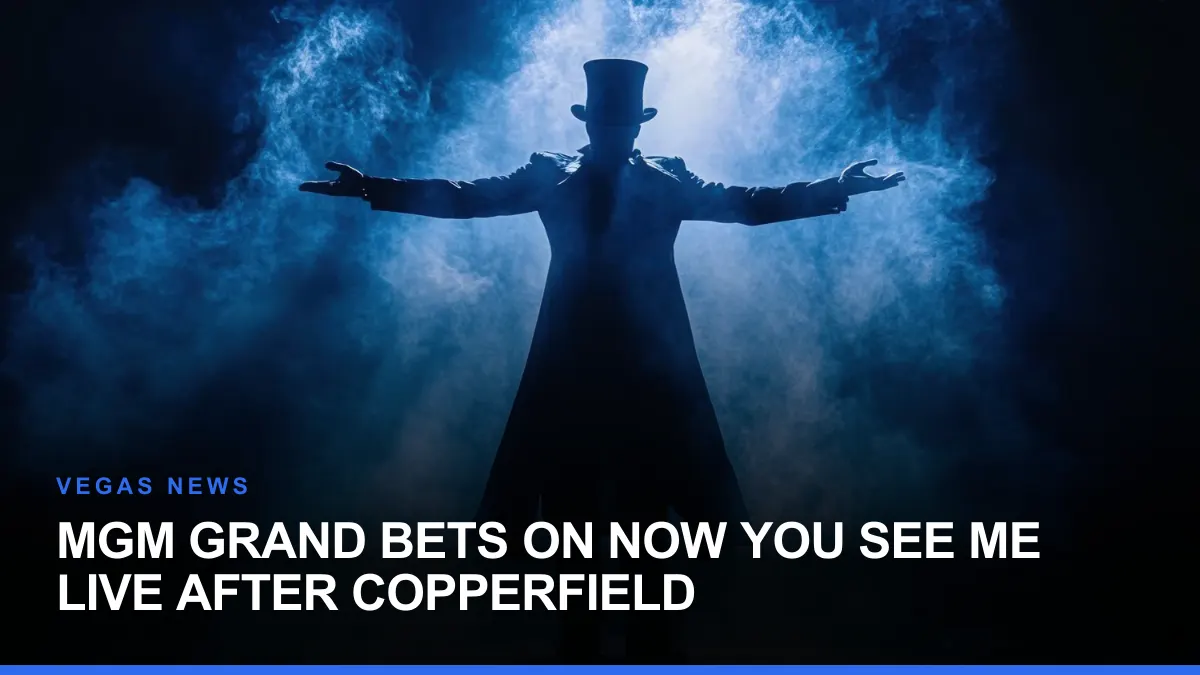 MGM Grand Bets on Now You See Me Live After Copperfield