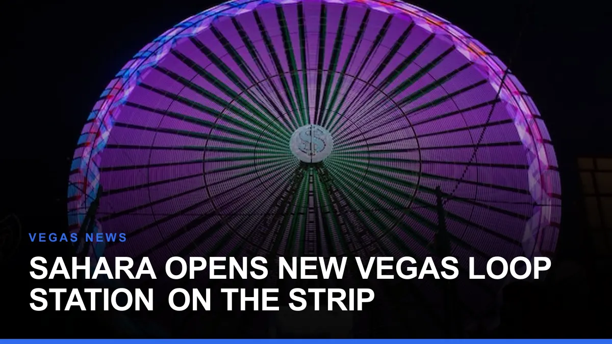 Sahara Opens New Vegas Loop Station on the Strip