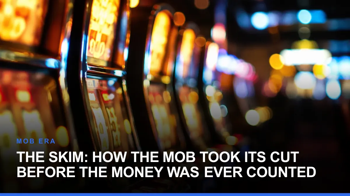 The Skim: How the Mob Took Its Cut Before the Money Was Ever Counted