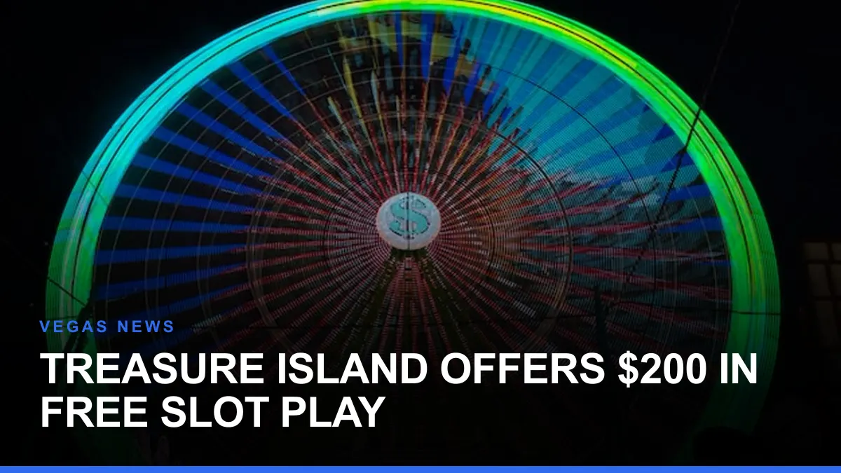 Treasure Island Offers $200 in Free Slot Play